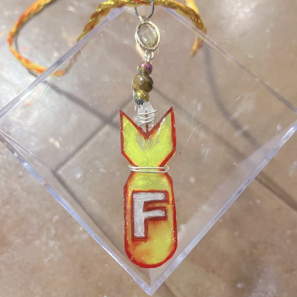 FREE with bundle: Funny F-Bomb Handmade Necklace / Keychain / Purse Charm